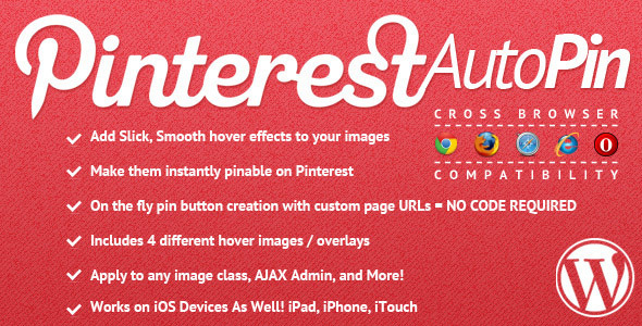 Pinterest Auto Pin For WordPress Version 1.1.0 download