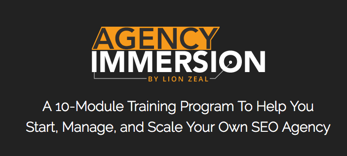 Agency Immersion – Lion Zeal download