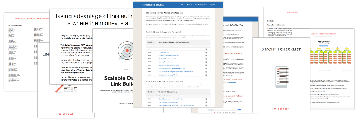 Niche Site Course V3.0 – Chris Lee download