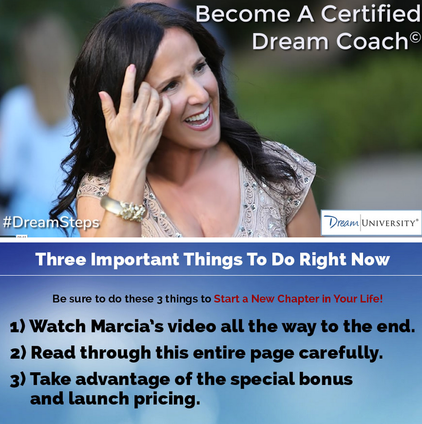 Online Dream Coach Certification – Marcia Wieder download