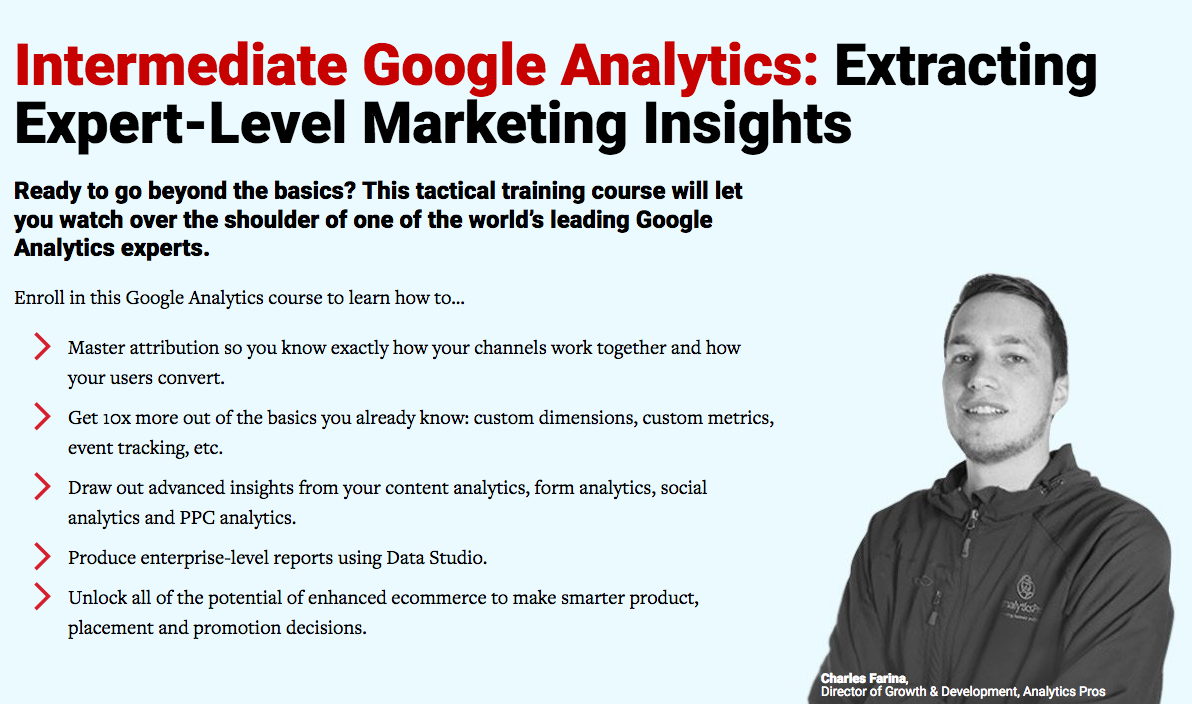 Intermediate Google Analytic – ConversionXL download