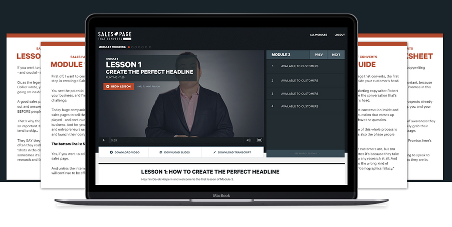 Sales Page that Converts – Derek Halpern download