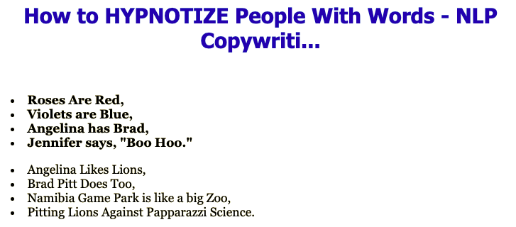 How to HYPNOTIZE People With Words - NLP Copywriti... download