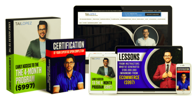 Ecommerce Specialist Certification – Tai Lopez download