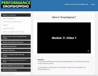 Performance Dropshipping – Hayden Bowles download