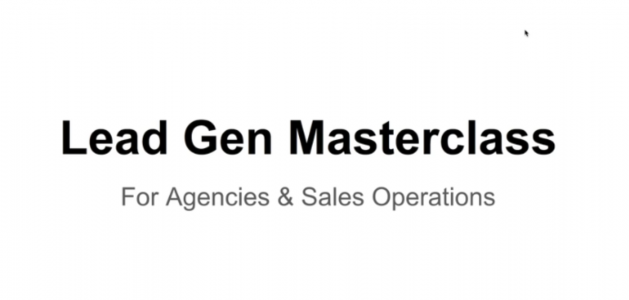 Lead Gen Masterclass – Alex Gray download