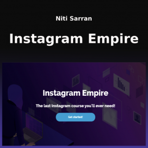 Instagram Empire – Niti Sarran download