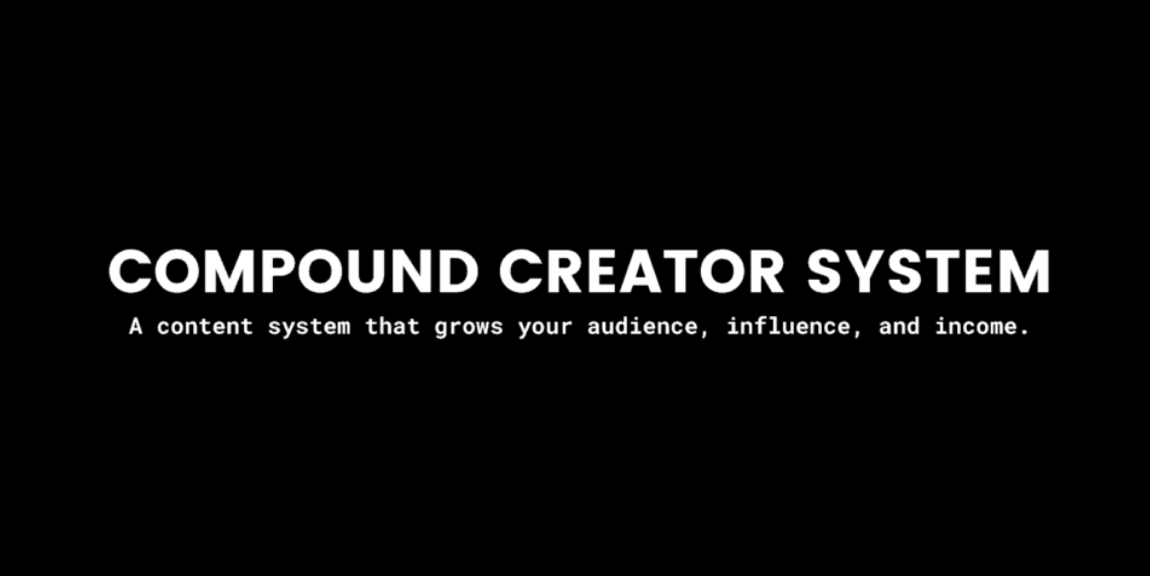[Get] Sean Anthony The Compound Creator System + Bonus Free Download
