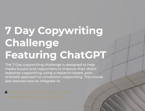 Ashton Shanks – 7 Day Copywriting Challenge Featuring ChatGPT