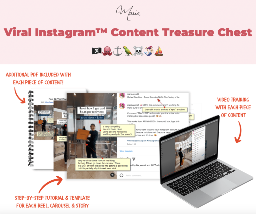 Viral Instagra Content Treasure Chest