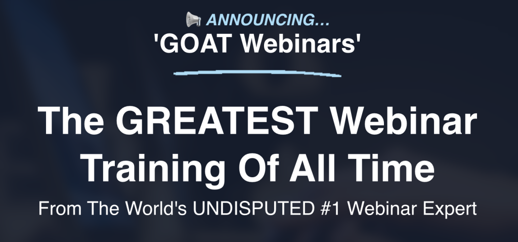 Jason Fladlien – GOAT Webinars