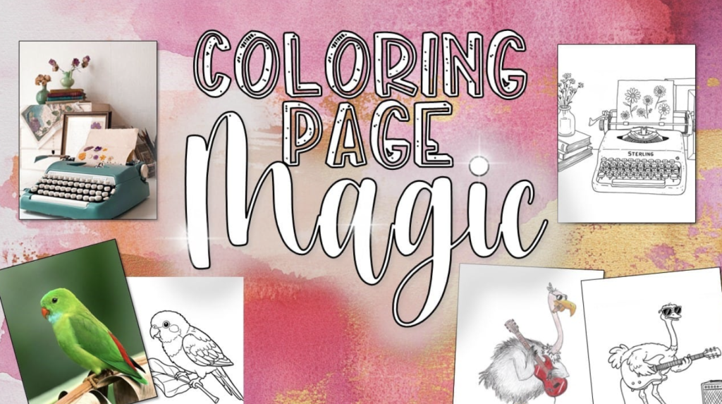 Coloring Page Magic