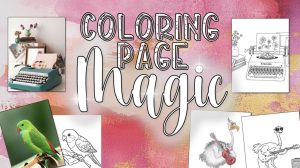 Coloring Page Magic