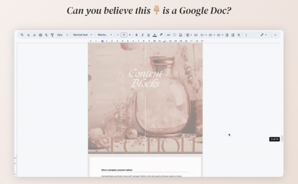 Google Docs Makeover Magic