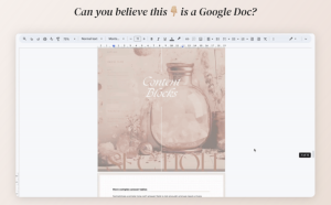 Google Docs Makeover Magic