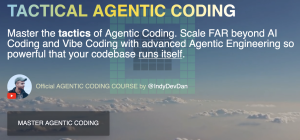 IndyDevDan – Agentic Engineer – Tactical Agentic Coding