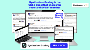 Synthesizer Scaling – Make $10,000 – $100,000/Month on Skool2